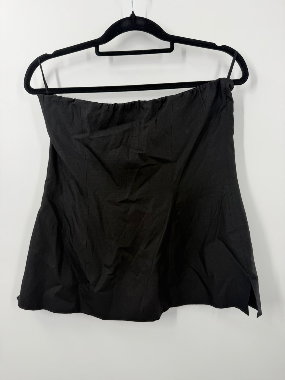 COS Black Linen Lyocell Bandeau Corset Top - Picture 6 of 9